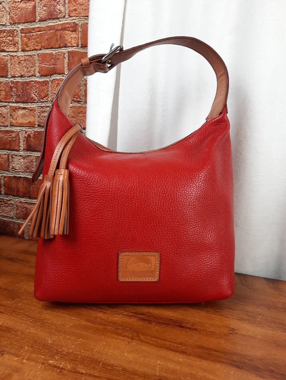 Dooney & Bourke Genuine Leather Hobo Bag